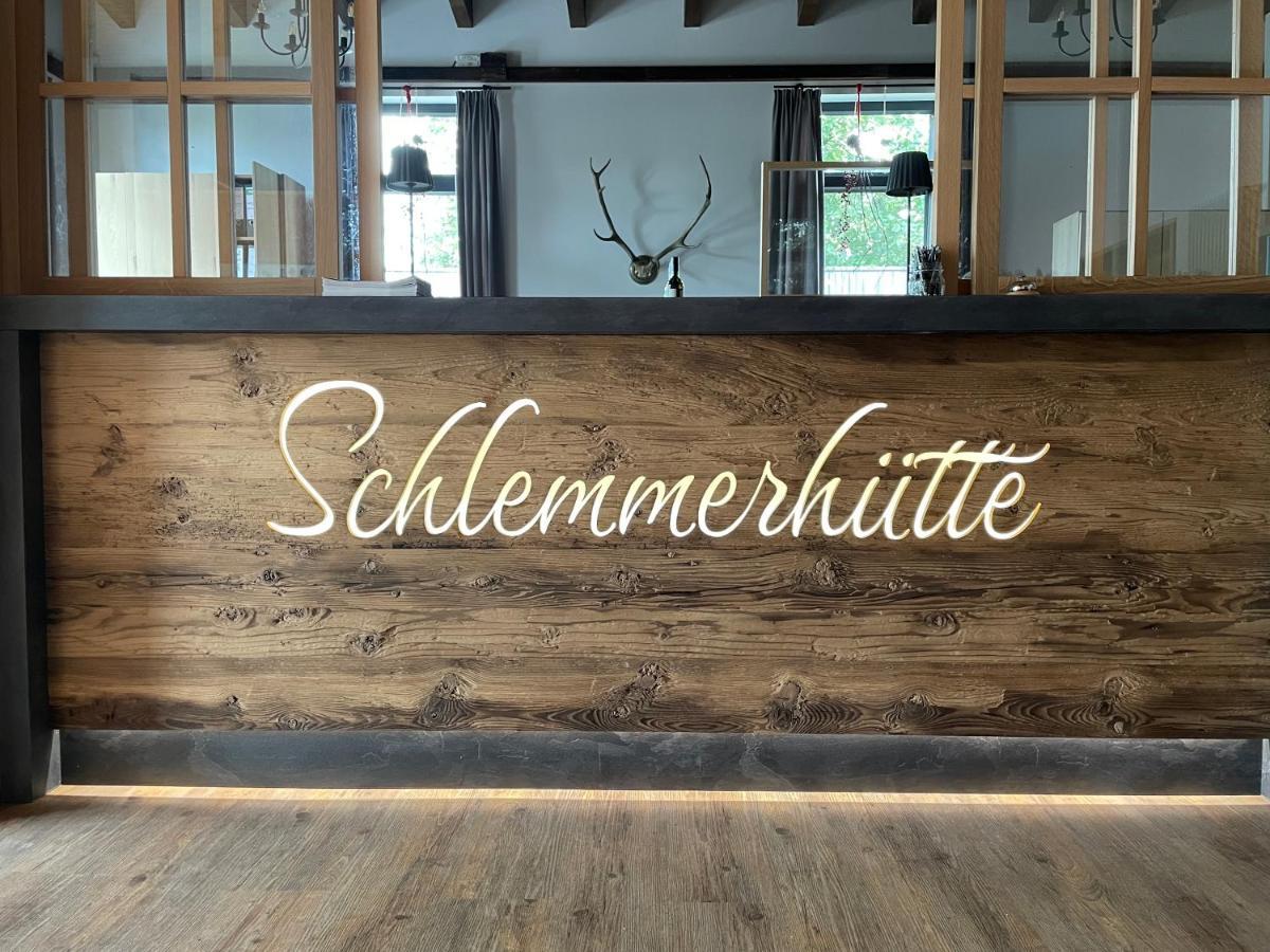 Schlemmerhütte - Hotel Langweid Exterior foto
